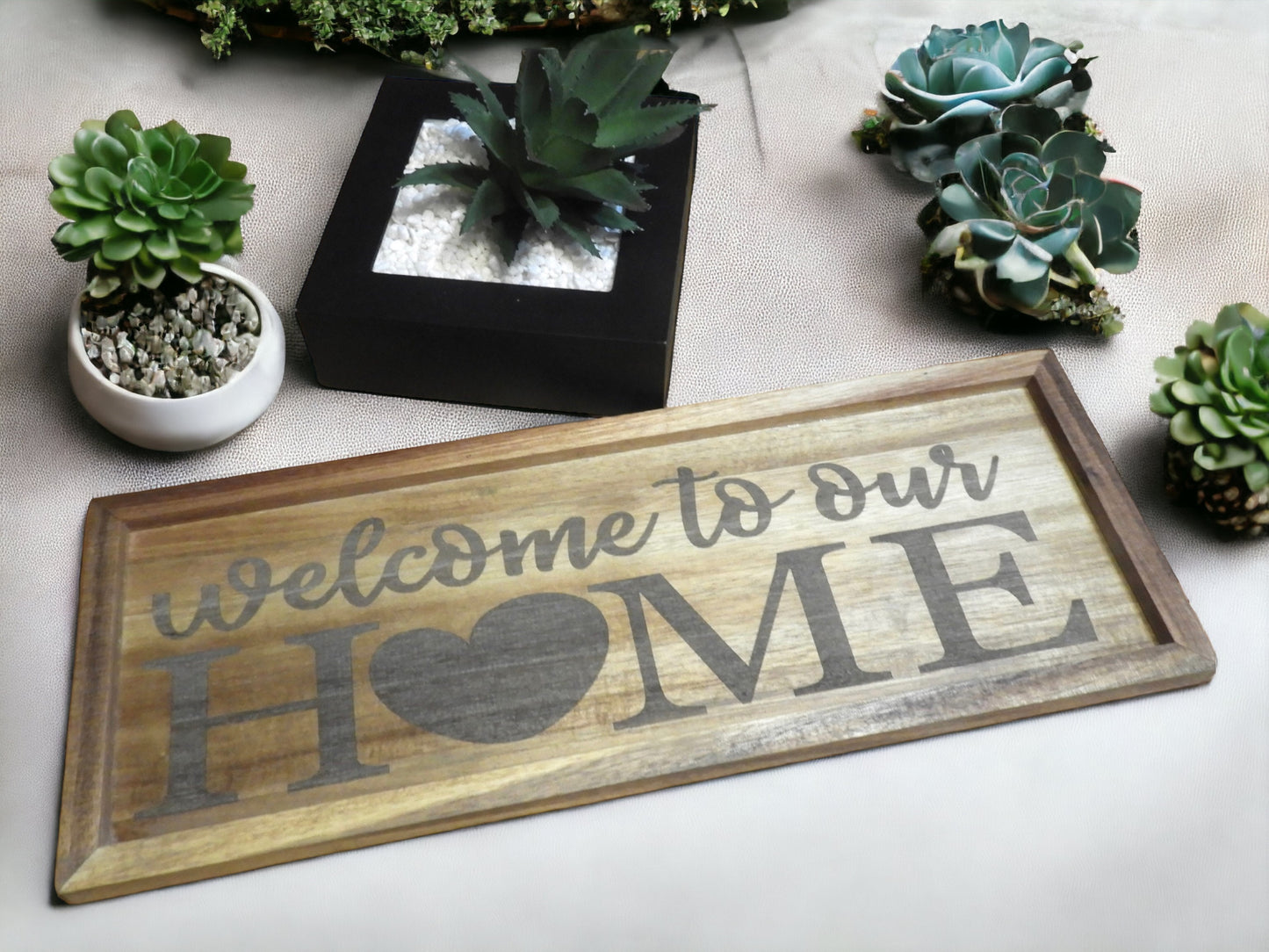 Engraved Wood Serving Tray: A Heartwarming Housewarming Gift