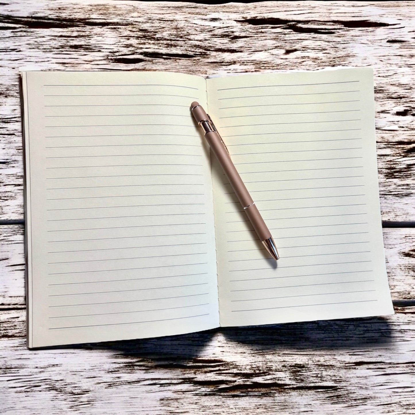 Premium Leather Engraved Lined Journal