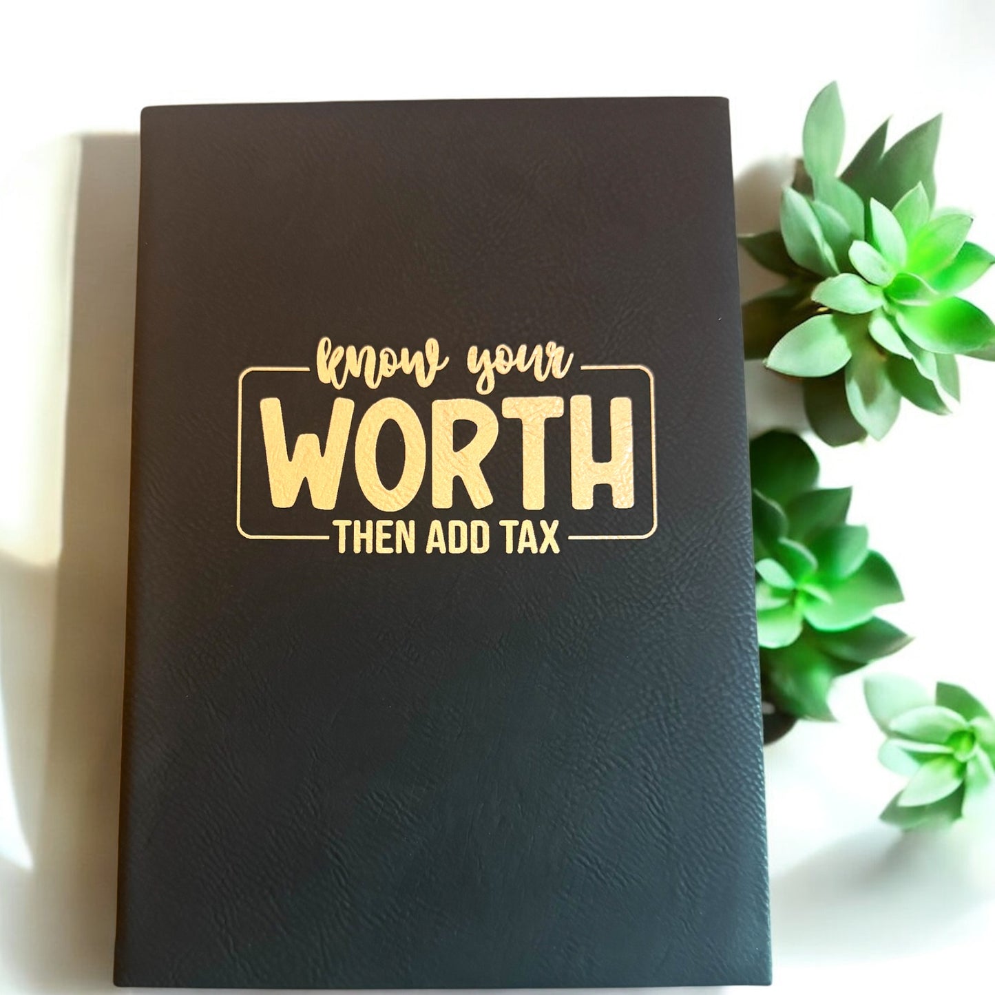 Premium Leather Engraved Lined Journal