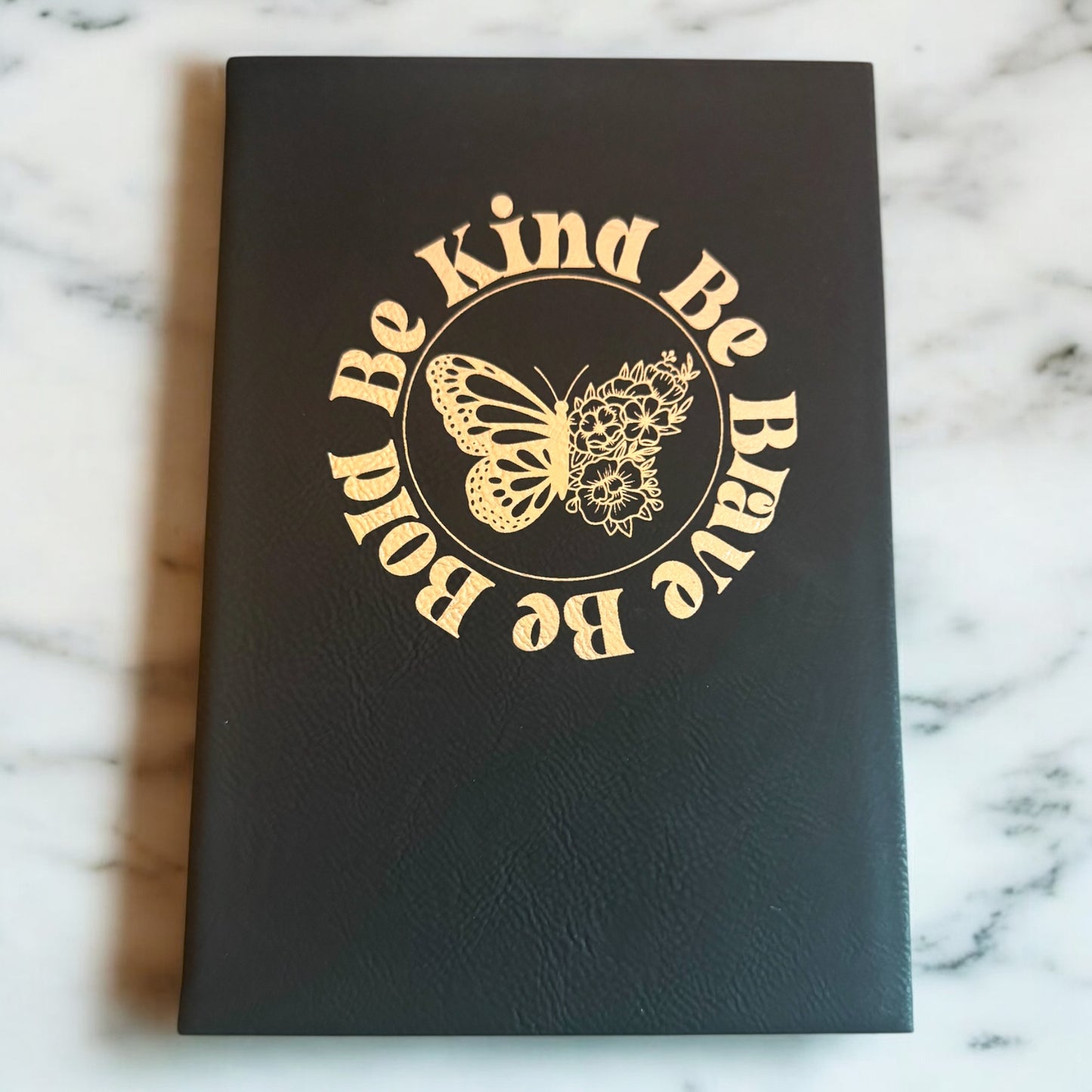 Premium Leather Engraved Lined Journal