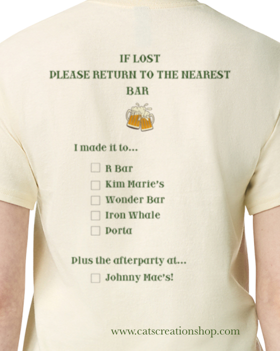 Custom Oktoberfest Pub Crawl T-Shirt - Personalized Beer Festival Tee