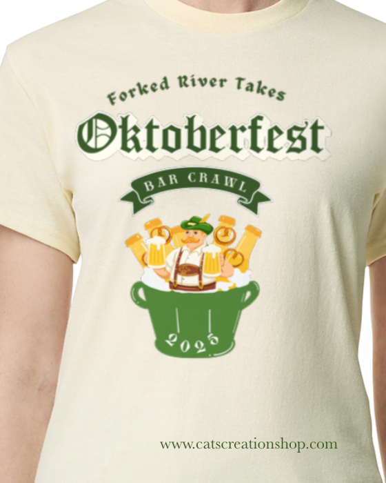 Custom Oktoberfest Pub Crawl T-Shirt - Personalized Beer Festival Tee