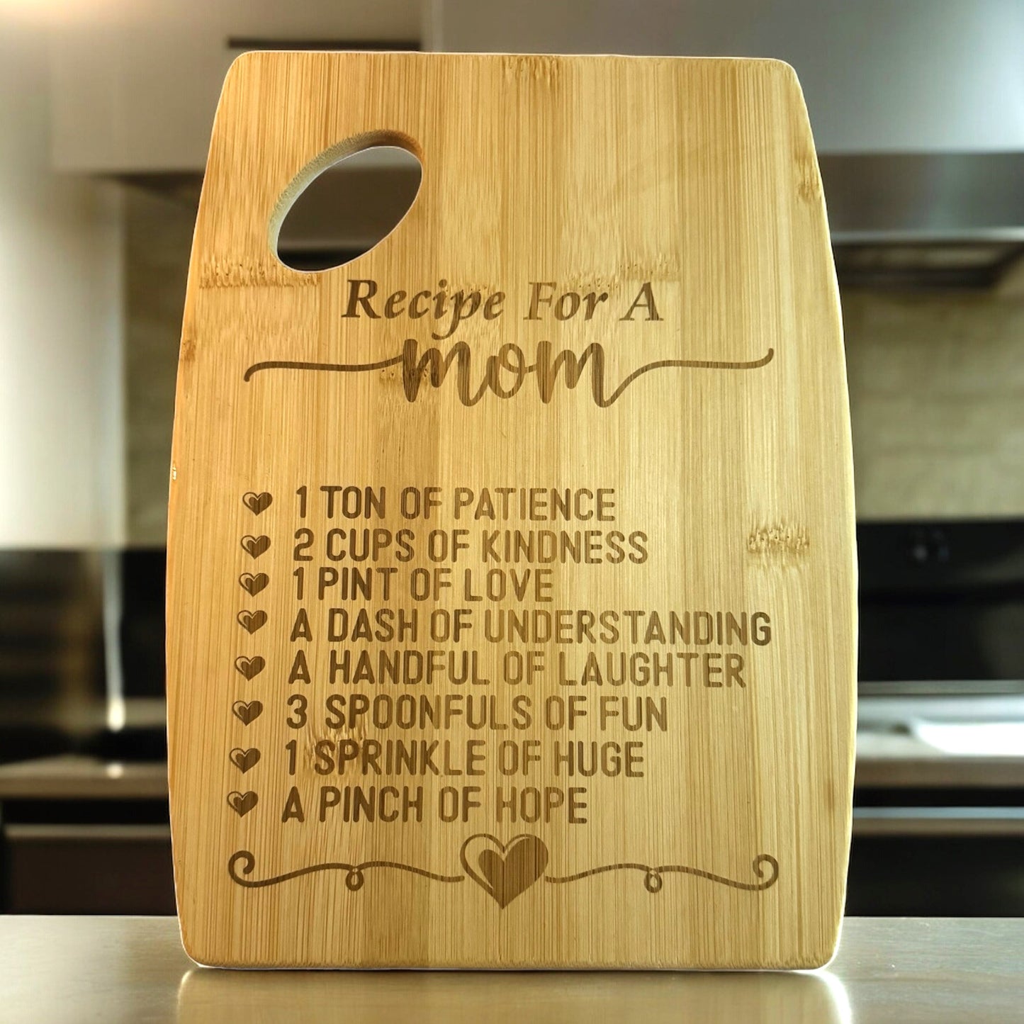 Bamboo Wood Engraved Cutting Board