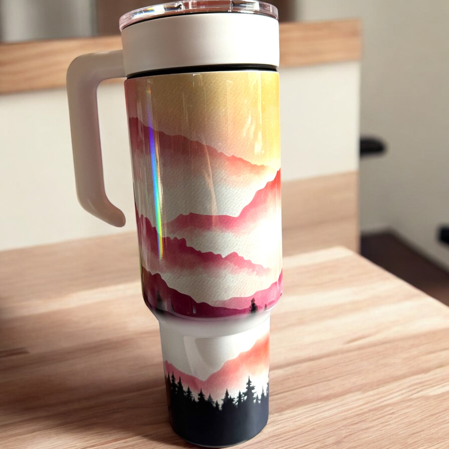 Mountain Sunset 40oz Tumbler