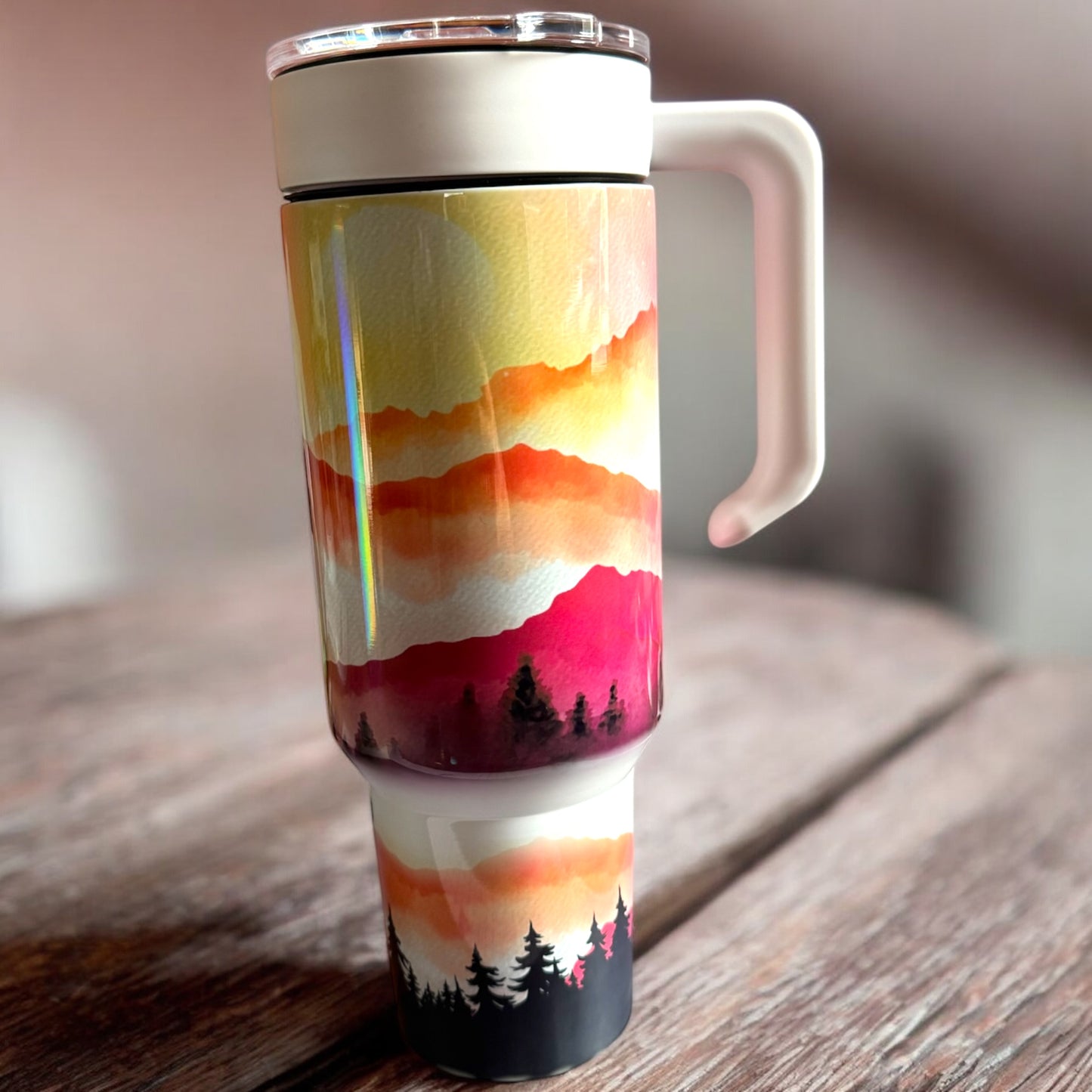 Mountain Sunset 40oz Tumbler