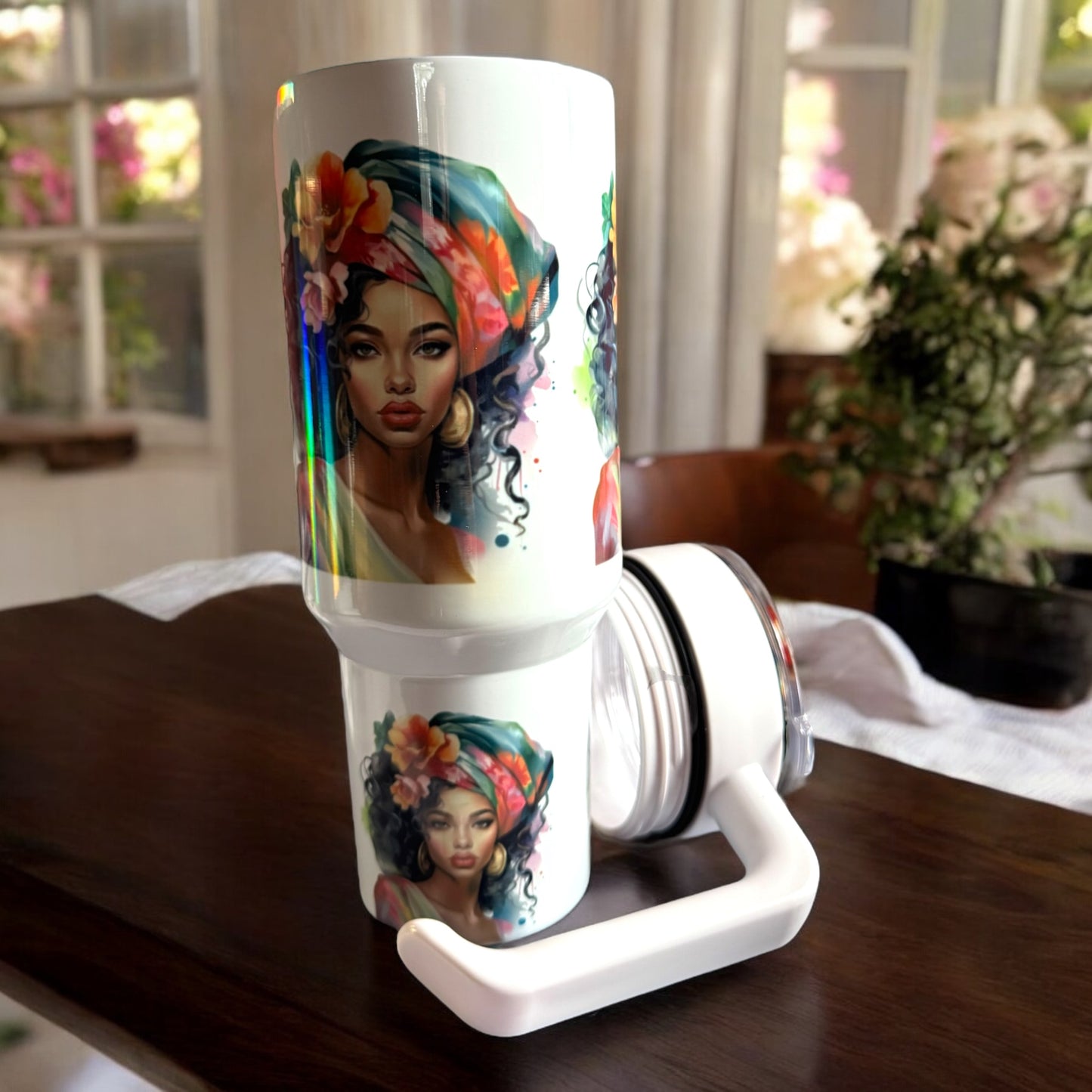 African Woman 40oz Tumbler