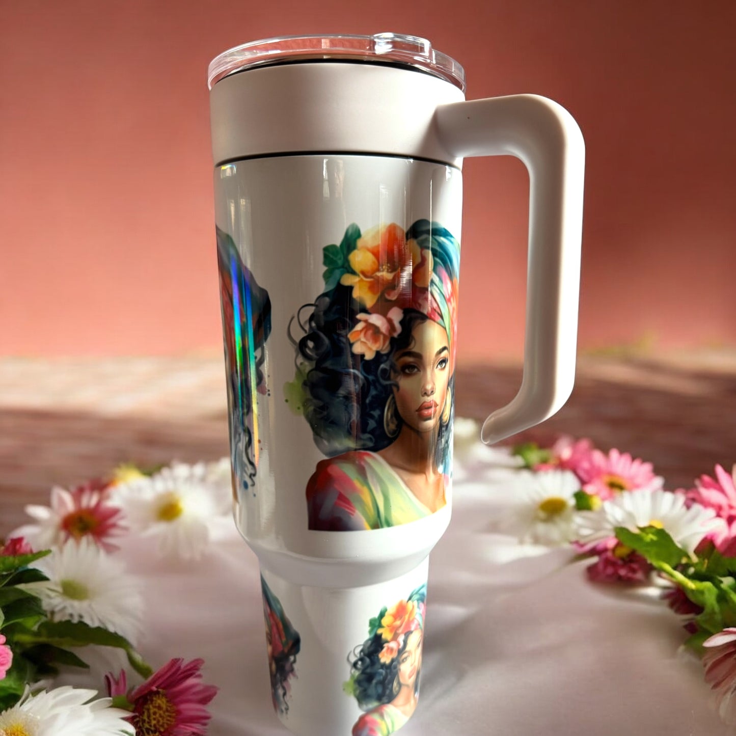 African Woman 40oz Tumbler