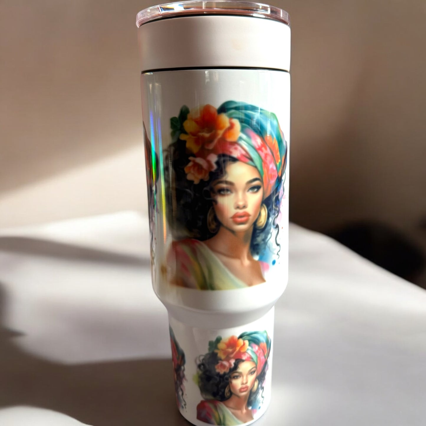 African Woman 40oz Tumbler