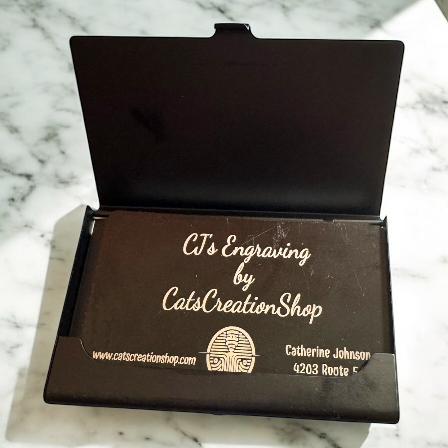 Metal Business Cards Laser Engraved Customized Business Cards