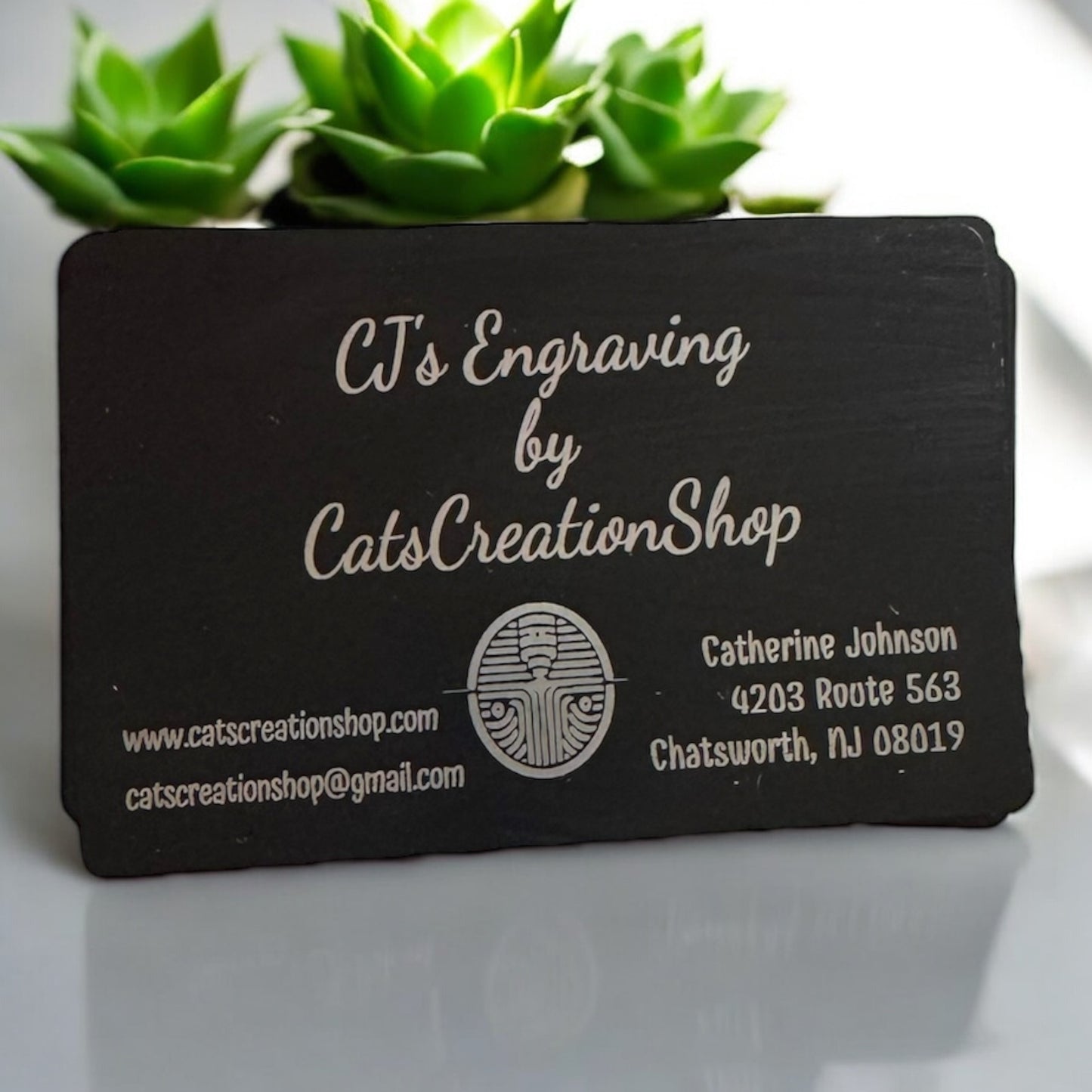 Metal Business Cards Laser Engraved Customized Business Cards