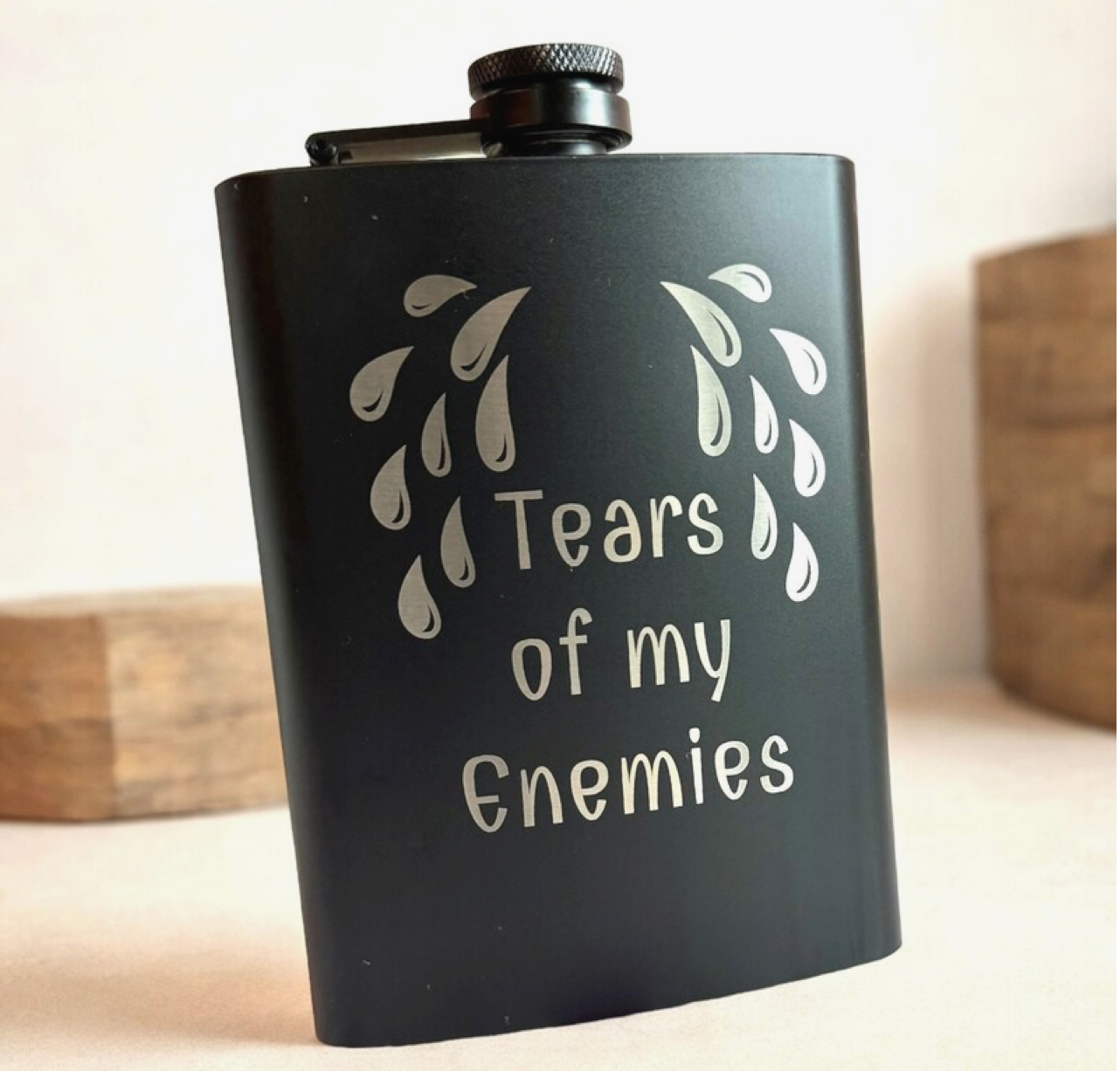 Engraved 8oz Hip Flask-Stainless Steel Flask for Men and Women-Unique Gift for Special Occasion