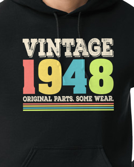 Custom Vintage Year Sweatshirt