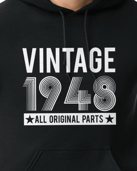 Custom Vintage Year Sweatshirt
