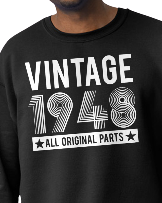 Custom Vintage Year Sweatshirt