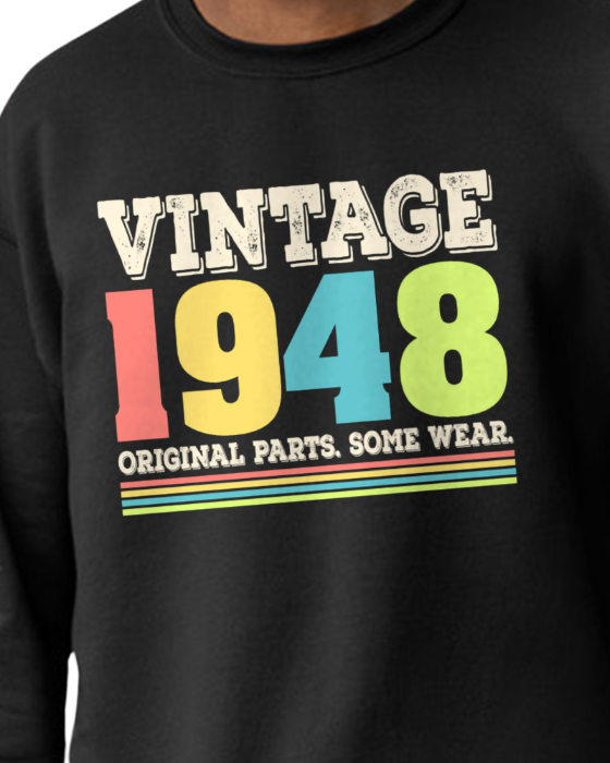 Custom Vintage Year Sweatshirt