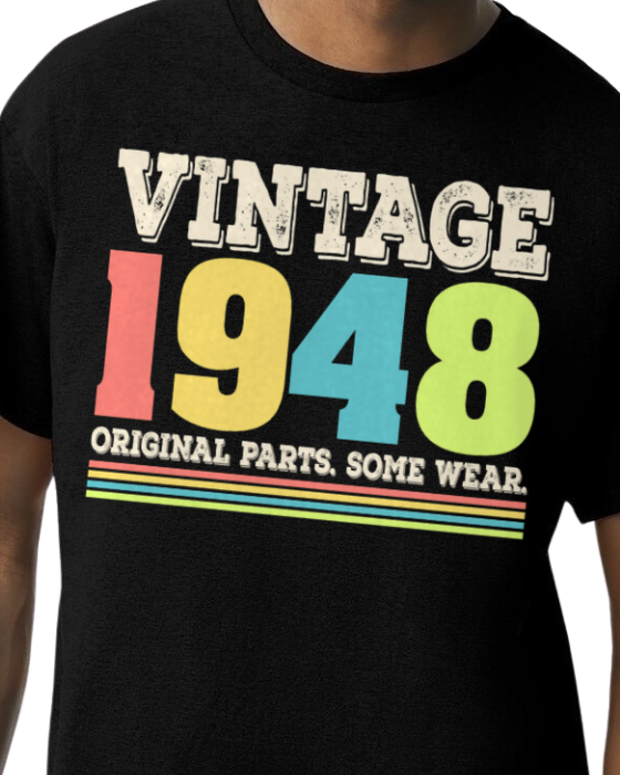 Custom Vintage Year T-Shirt