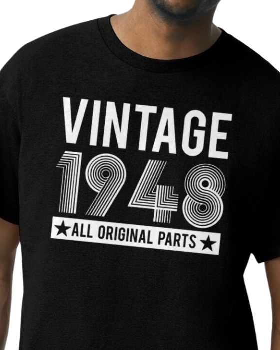 Custom Vintage Year T-Shirt