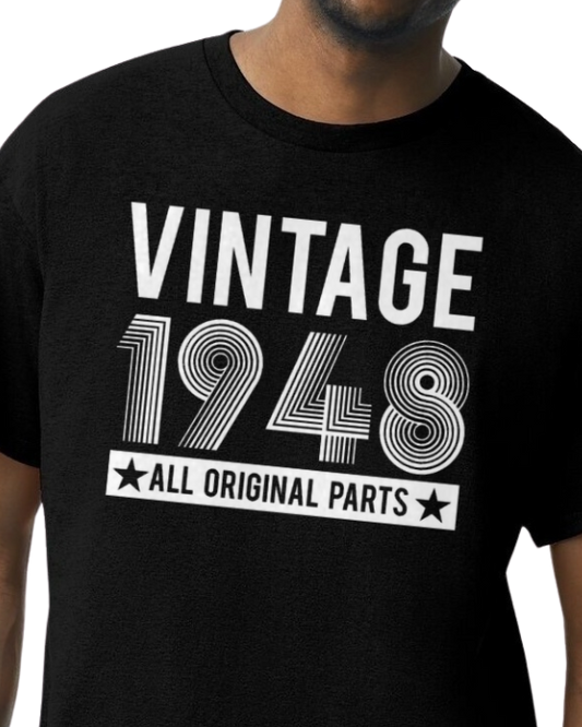 Custom Vintage Year T-Shirt