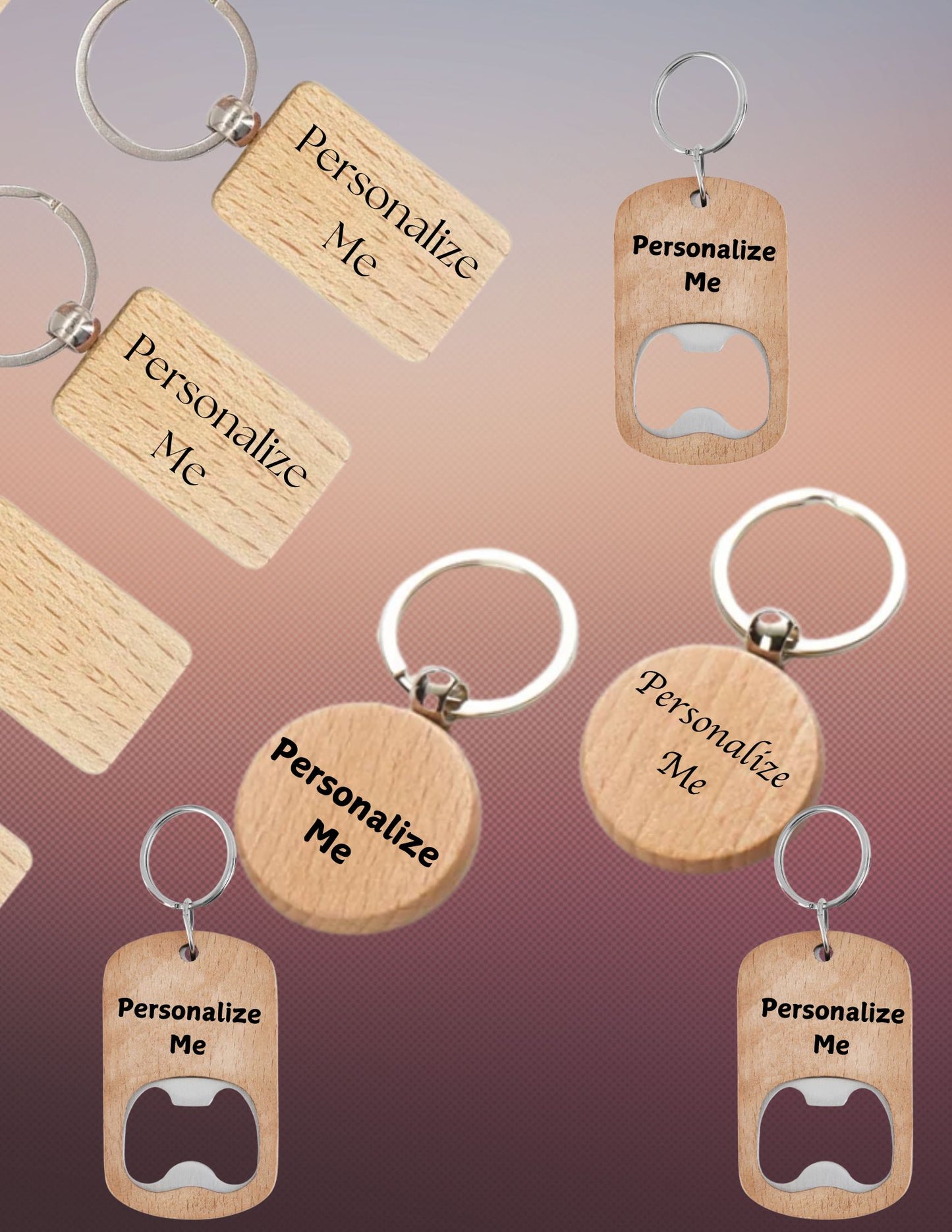 Personalized Engraved Keychains