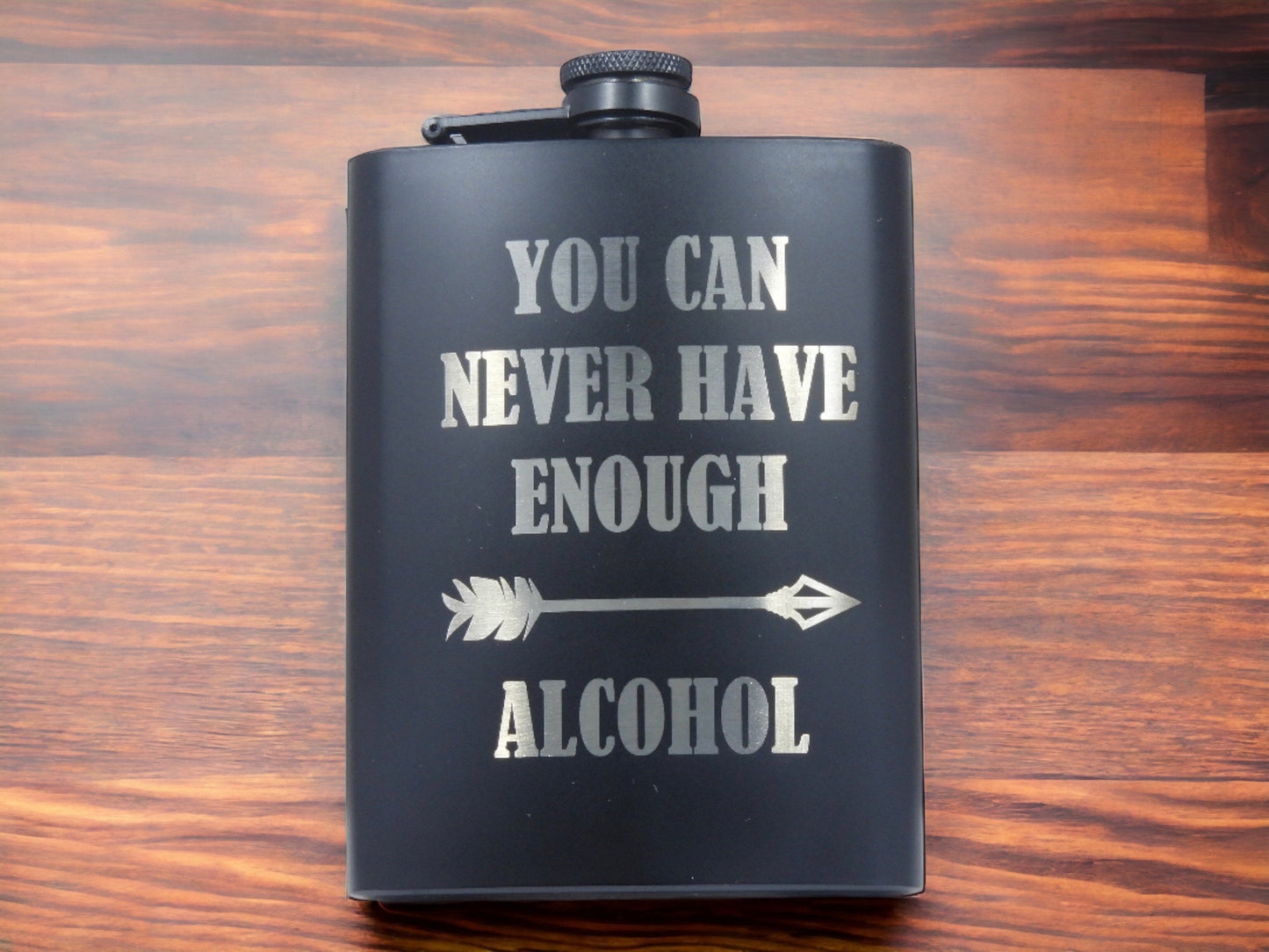 Engraved 8oz Hip Flask-Stainless Steel Flask for Men and Women-Unique Gift for Special Occasion